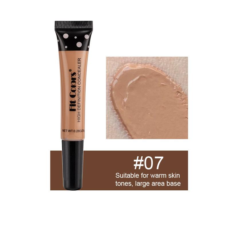 Fit Colors 8 Color Hose Concealer Concealment Repair Nourishing Liquid Foundation To Cover Dark Circles Acne Spots