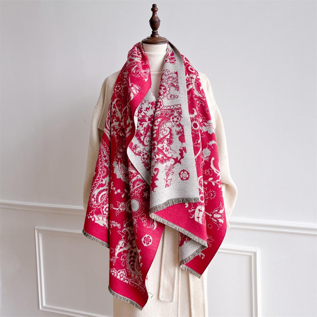 63*180cm Bohemia Paisley Designer Winter Women Scarf Cashmere Thicken Warm Shawl Pashmina Scarves Poncho Wrap Ladies Blanket