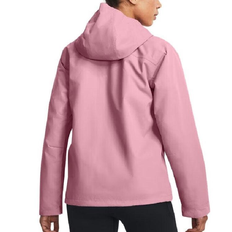 (WMNS) Under Armour Under Armor Autumn Three-in-One Woven Hooded Jacket 'Pink' Women's 1371593-697