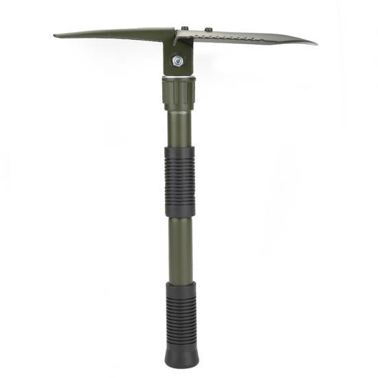 Лопата для кемпинга и пешего туризма, многофункциональная складная лопата для выживания (Армейский Зеленый)