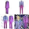 Подробная Косплей Одежда JoJo's Bizarre Adventure Diamond Is Unbreakable Yoshikage Kira/kosaku Kawajiri