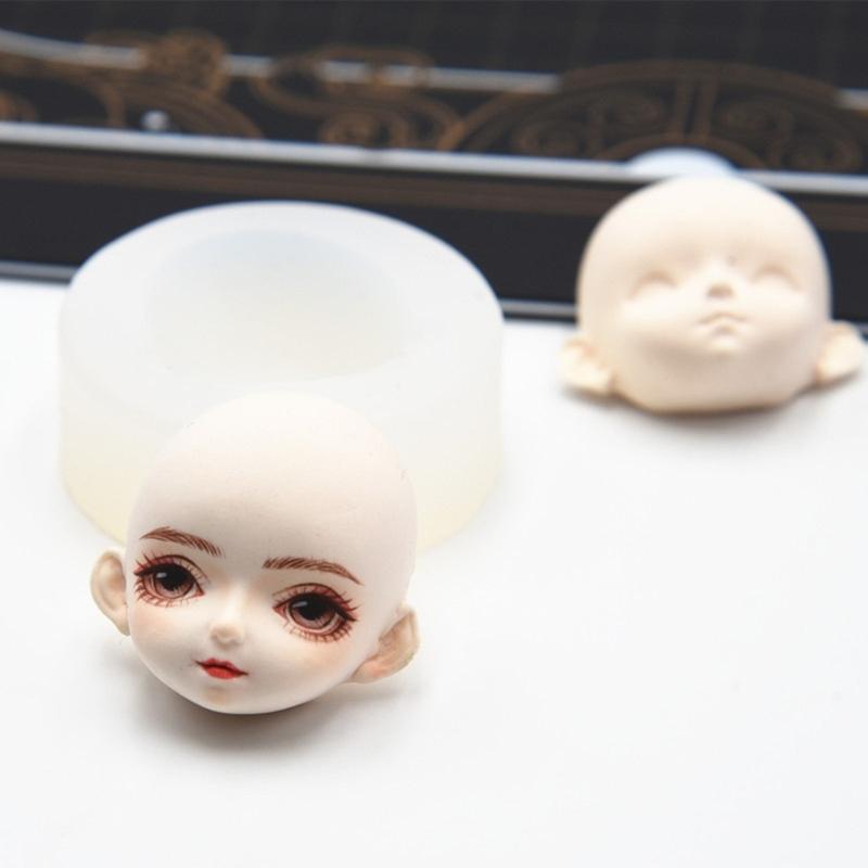 Q Version Face Mould DIY Doll Modification Accessories Clay Moulds for Ornament