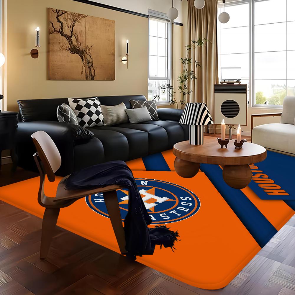 H-HOUSTONS ASTROS Floor Mat INS Style Soft Bedroom Floor House Laundry Room Mat Anti-skid Household Carpets