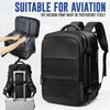 Рюкзак дорожный с воздушной вакуумной компрессией большой вместимости для мужчин, деловой, для компьютера, черный, ручная кладь, рюкзак, сумка в салон