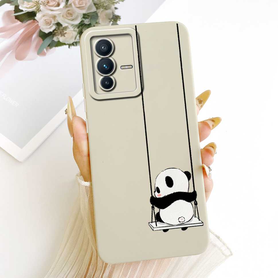 Cartoon Painted For vivo S12 Pro 5G V2163A Case Butterfly Cat Silicone Back Cover For Vivo S12 Pro s12 PRO 5G Phone Cases Bumper