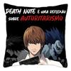 Чехол для подушки Anime DEATH NOTE, украшение для дома, полиэстер, чехол для подушки для дивана, чехол для подушки, многоразовый, Funda Cojines 45x45