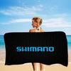 B-Shimanos Микрофибра с принтом Пляжное полотенце Альпинизм Йога Пляж Плавание Бег Впитывающее Мягкое полотенце