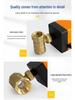 220V DN15 Copper Threaded Electric Ball Valve for Water Control