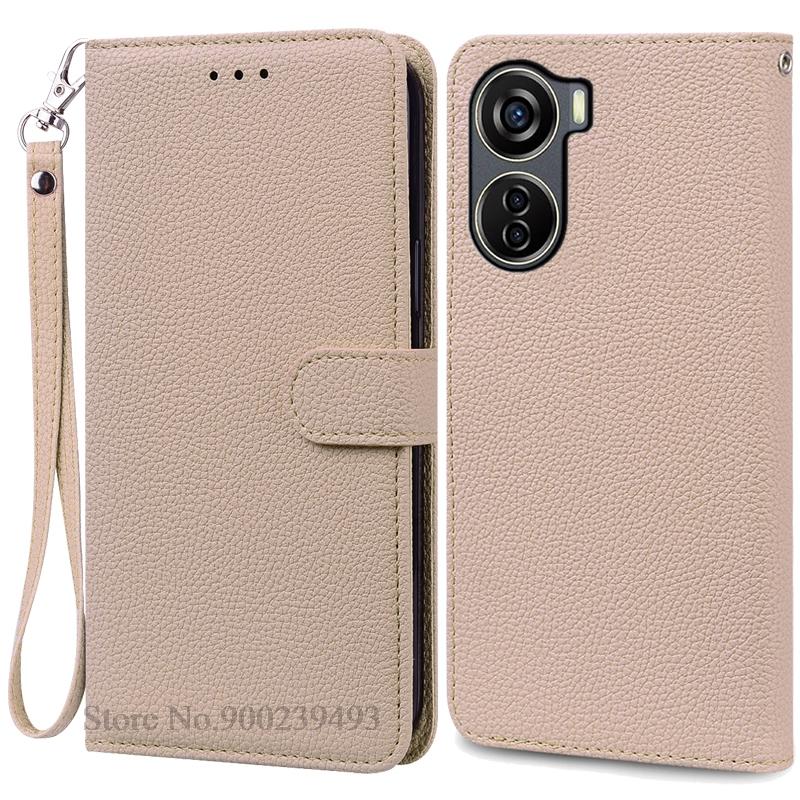 Для ZTE Blade V40 Design Чехол Кошелек Кожаный Чехол-книжка Для ZTE Blade V40 Design Чехол Подставка Книжка Чехол Coque Fundas