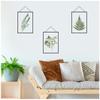 [R3381] - Sheet of Stickers 'Herbarium Frames' Green - 20x70 Cm