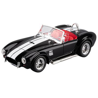 1/24 Ford Shelby Cobra 427 S/C Сплавная Модель Автомобиля Звук и Свет Откат Детская Игрушка Коллекционные Предметы Подарок на День Рождения