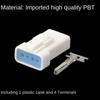 JWPF-VSLE-S Automotive Waterproof Cable Connector 2 3 4 6 8 pin Male Female Terminal Plug