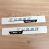 3D Flat Fo Turbo BITURBO V8 BITURBO 4MATIC 4MATIC+ V8 V12 BITURBO Plus Emblem for Benz GT Car Fender Side Sticker uu1