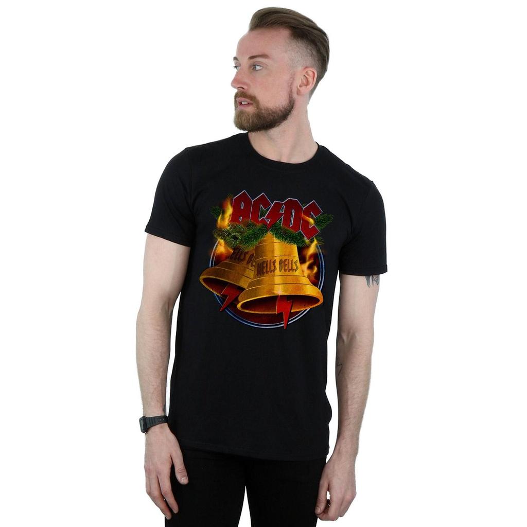 AC/DC Mens Christmas Hells Bells T-Shirt