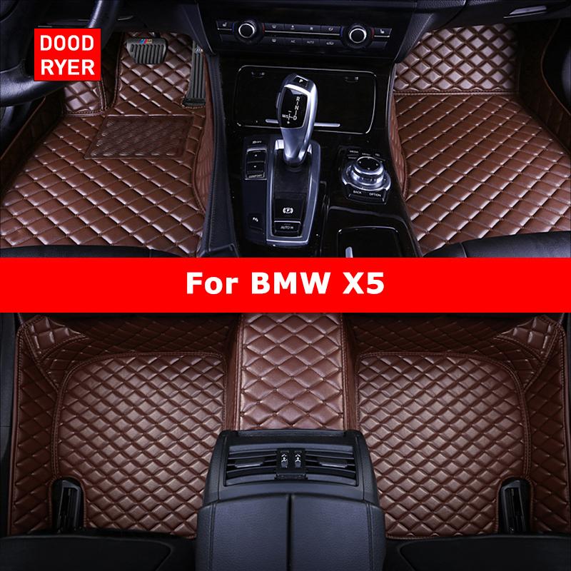 DOODRYER Custom Car Floor Mats For BMW X5 E53 E70 F15 G05 F85 F95 Auto Carpets Foot Coche Accessorie jbdf70
