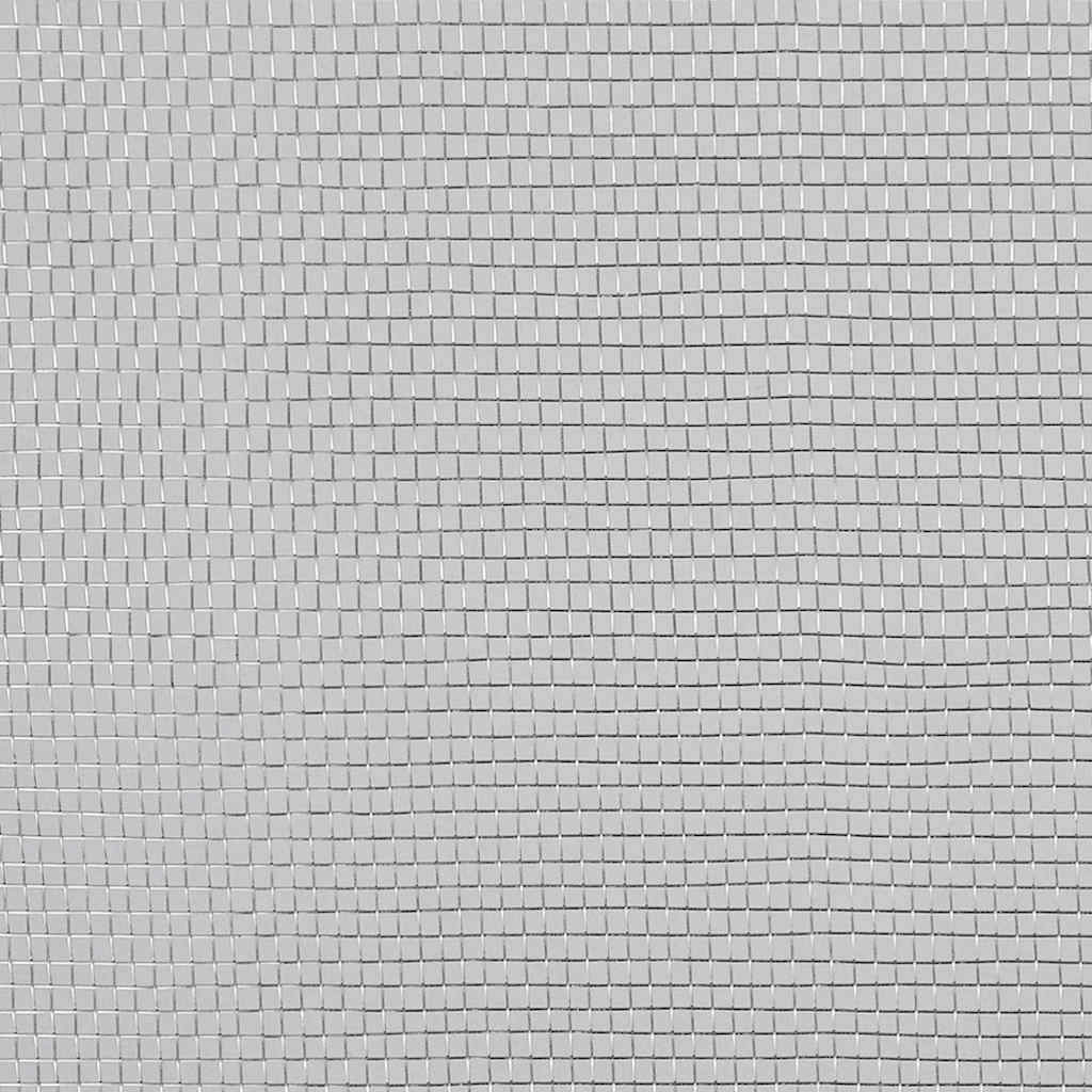 Aluminum Fly Screen Mesh 100x500 cm Silver