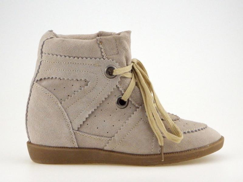 Женские туфли WISHLAZADA из коровьей кожи в уличном стиле с увеличенной высотой 5,5 см