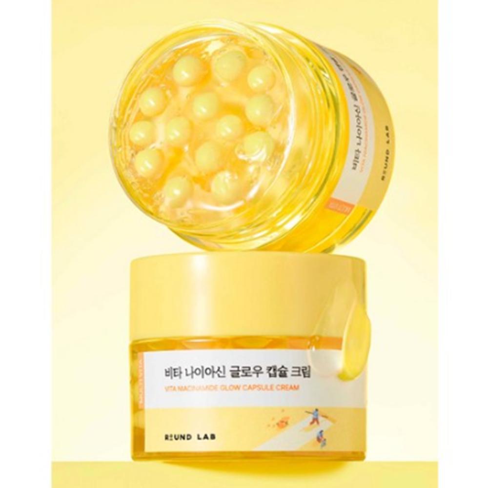 ROUND LAB Крем-капсула Vita Niacin Glow – Осветляющий увлажняющий крем с ниацинамидом 50 мл