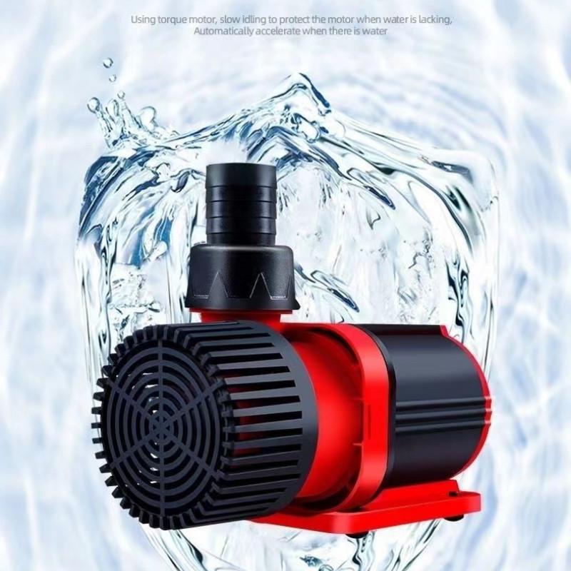 Насос для аквариумного фильтра с регулируемой частотой вращения, 24 В постоянного тока, 20 скоростей, погружной насос для аквариума, бытовой бесшумный циркуляционный насос