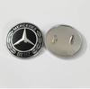 57mm Car Front Emblem Cover Decor Auto Refit Accessory For Mercedes Benz W203 W204 W210 AMG CLA CLK Interior Mouldings YQGB-ZT BK1