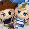 10 см Аниме Jo Jo Steel Ball Run Джонатан Джостар Косплей Брелок Плюшевая Хлопковая Кукла Подвеска на Рюкзак Брелок Украшение