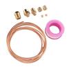 9Pcs Complete installation accessories Oil Pressure Gauge Tubing  Instrument pipeline installation