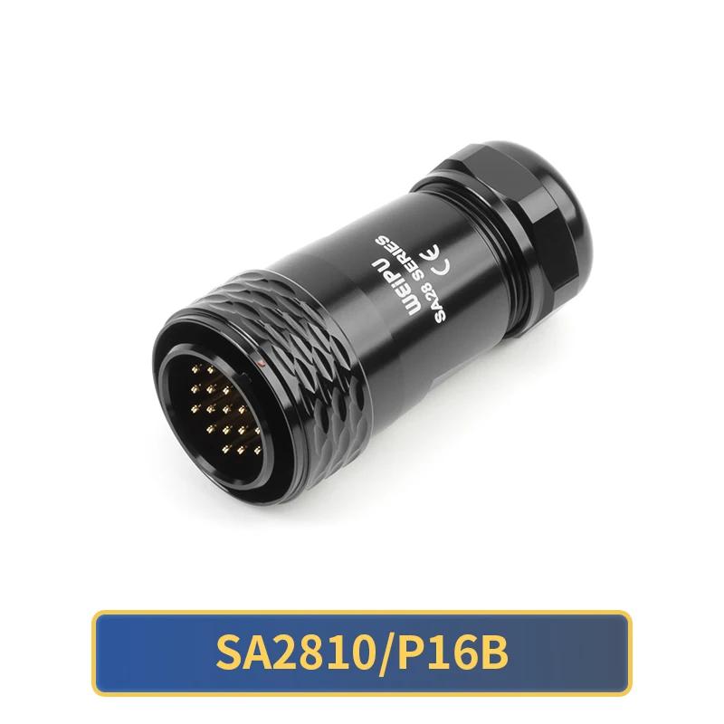WEIPU SA28 SA2810/P Водонепроницаемый Электрический Силовой Штекерный Разъем Авиационный Разъем Пайка M28 2 3 4 7 8 9 10 12 16 17 20 24 26 35 Контактов