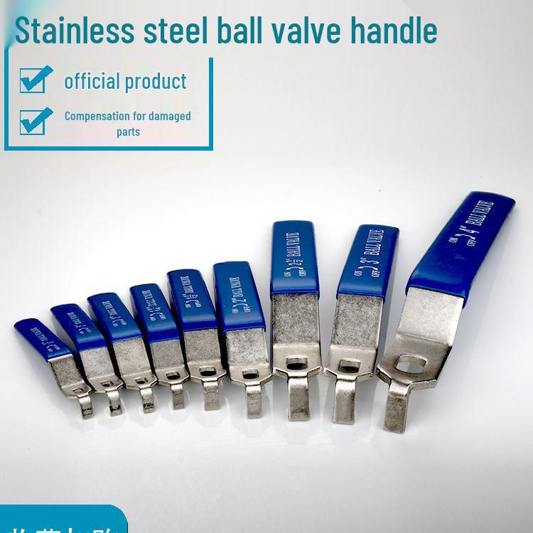 Рукоятка-ключ для шарового крана из нержавеющей стали для водопроводной трубы 4/6 дюйма, аксессуар для ручки двух/трехсоставного крана (открыть/закрыть)