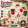 Boots Christmas Wool Felt Ornament Retro Holiday Tree Ornament  Christmas Tree Hanging Decor
