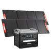 VEVOR Portable Power Station, 2400W Portable Solar Generator with 2PCS * 200W Foldable Solar Panels