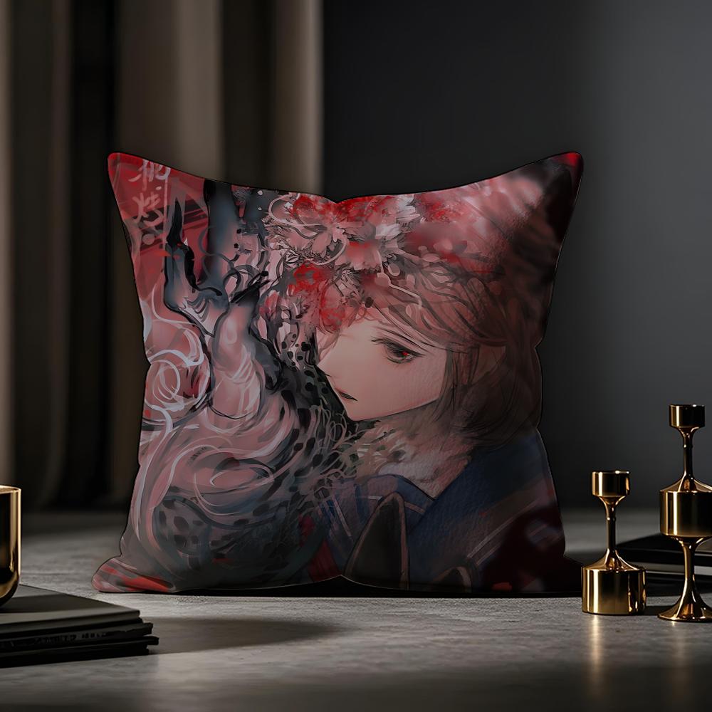 F Silent Hill F Чехол на подушку Противопылевой Наволочка Невидимая молния Шелковистый короткий плюш Чехол на диванную подушку