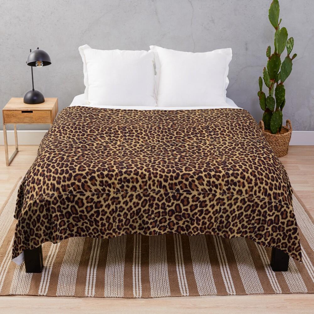 Cheetah Print Throw Blanket