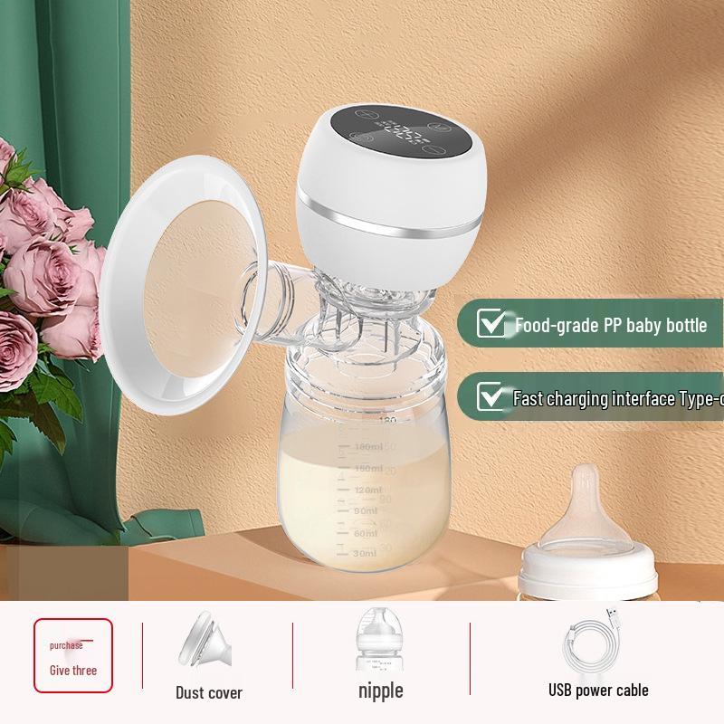 Умный бесшумный электрический молокоотсос с регулируемой частотой и встроенным массажем