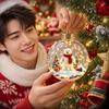 2D Flat Pattern 3D Acrylic Pendant Transparent Holiday Tree Decor  Holiday Party