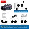 waterproof bluetooth intercom headset built in motorcycle helmet hands free call music safety riding accessory for motorbike scooter daily commute