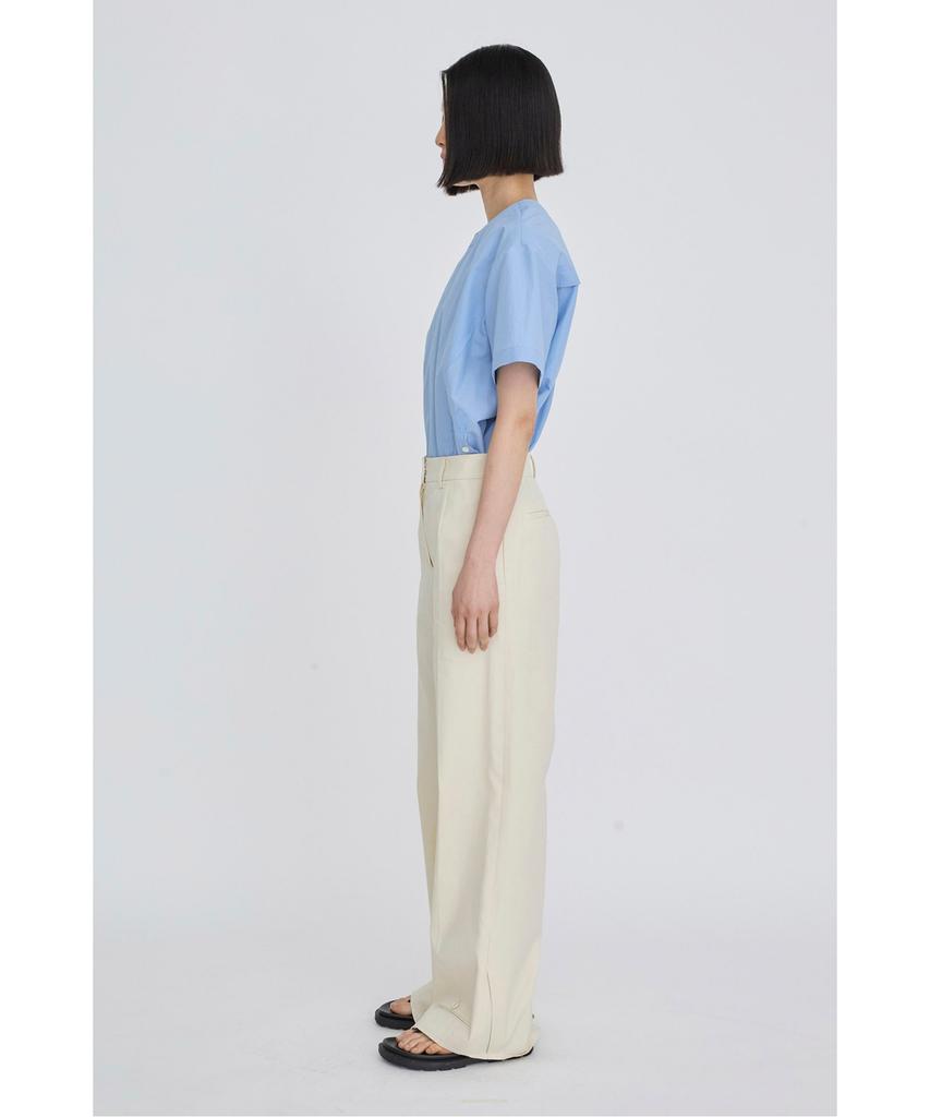 RECODE Layered Waist Panel Detail Hem Pants Rqpas26525Ivx