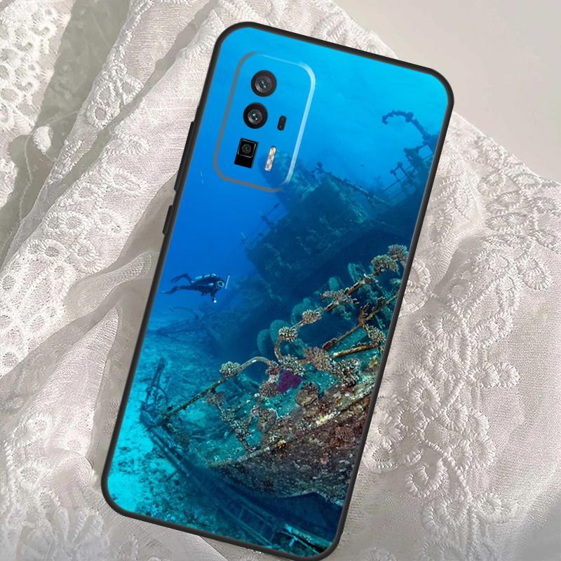 Scuba Diver Underwater Diving Case For Xiaomi 14T Pro 13T 12T 11T 13 14 Ultra POCO X6 F6 Pro M6 X3 X5 M5s F3 F5 Cover