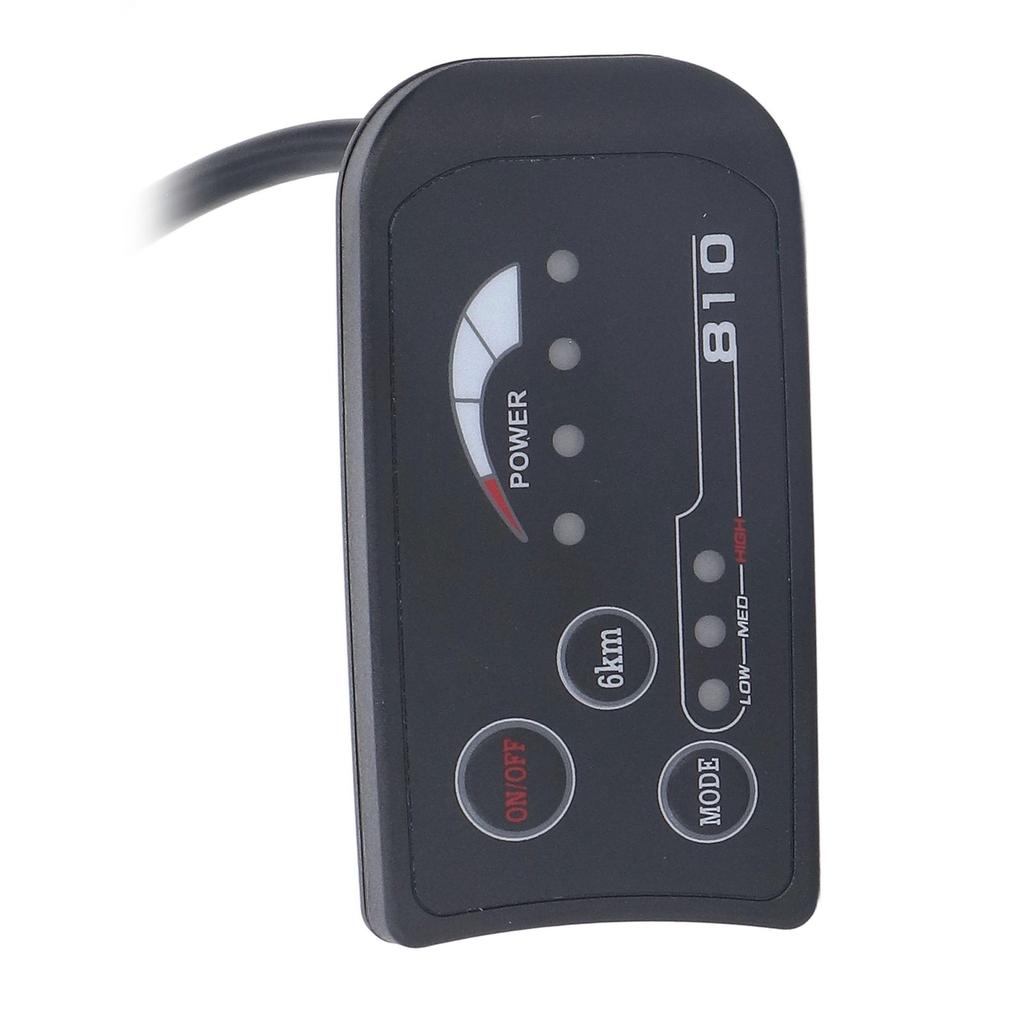 36 В 48 В S810 Светодиодная панель дисплея для электрического велосипеда 4-проводная модификация велосипеда Светодиодный индикатор управления