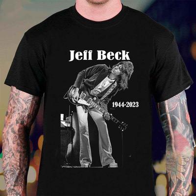 Новая базовая хлопковая черная футболка унисекс Jeff Beck Singer S-2345XL