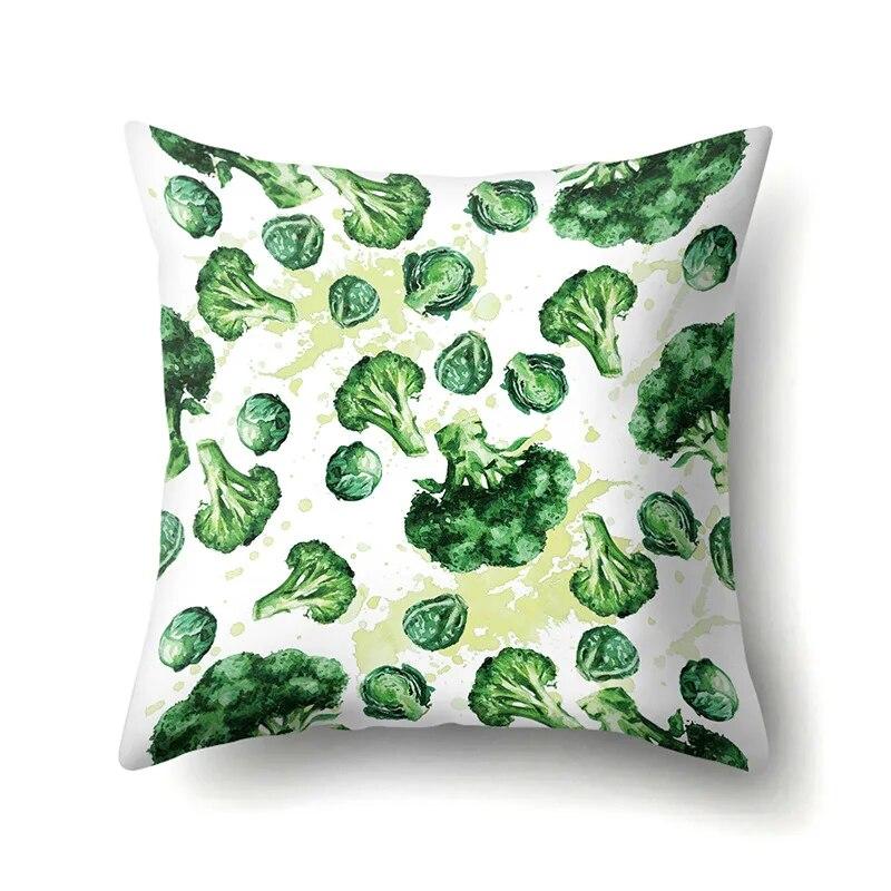 Наволочка на спинку сиденья для дивана в гостиной с геометрическим рисунком авокадо