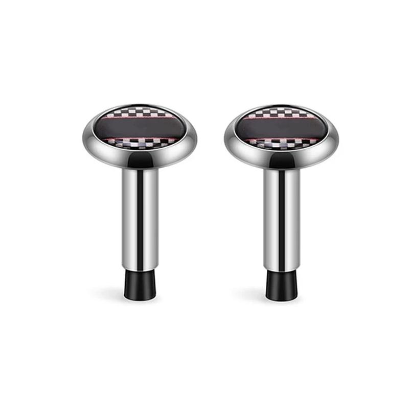 2Pcs Car Door Safety Metal Bolt Door Lock Button Pin Decor For d333 COOPER S One JCW F53 F54 F55 F56 F60 R50 R55 R56 R57 R60 R61 333d