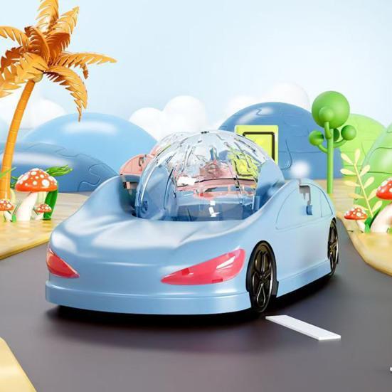 Мяч для бега хомяка, игрушка, прозрачный мяч, колесо для упражнений хомяка, обзор 360 градусов, бесшумное колесо для фитнеса для маленьких домашних животных