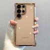 Роскошный гальванический HD прозрачный чехол для Samsung Galaxy S24 S23 S22 Ultra Plus Противоударный бронированный мягкий бампер Жесткая задняя крышка Capa