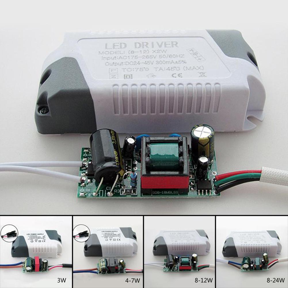 Драйвер светодиодной лампы Драйвер светодиодной панели для дома 1шт Защита от перегрузки по току