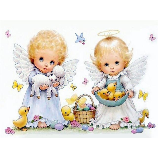 Квадратный/круглый алмаз 5D Diy алмазная живопись красивая девушка ангел Алмазная вышивка крестиком горный хрусталь мозаичное украшение