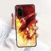 Цельный чехол с рисунком аниме для Samsung Galaxy S20 FE S21 S10 Note 20 Ultra S9 Plus S8 10 Lite S10e 9, черный чехол для телефона