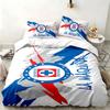 CruzAzul 3pc set Perfect for bedroom use Comfortable bedding set includes a duvet cover and two pillowcases Ideal birthday or Christmas gift