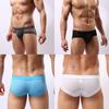 Men's Sexy Mesh Modal Triangle Underwear Fashion Breathable Briefs Underpants