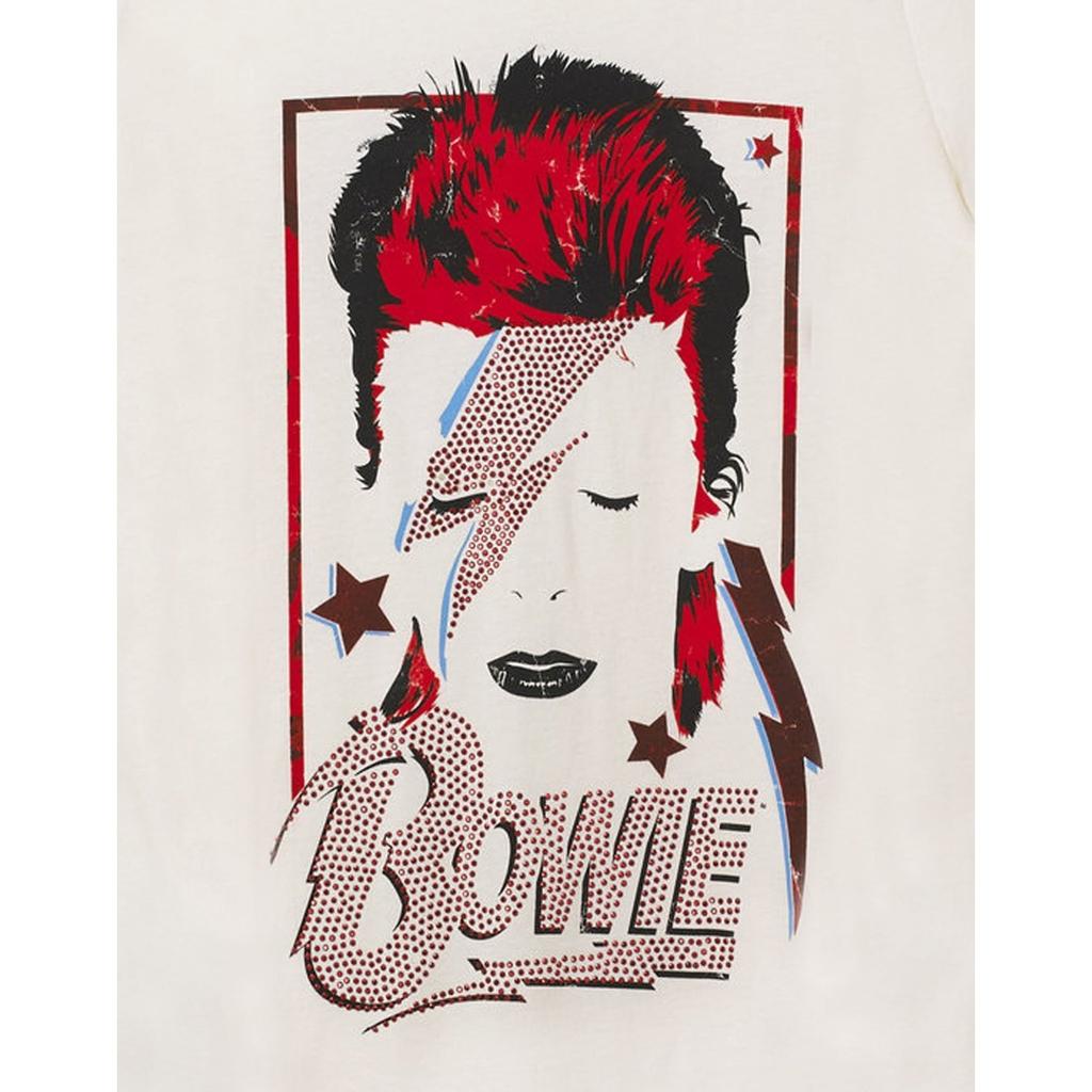 Amplified Mens Aladdin Sane David Bowie T-Shirt