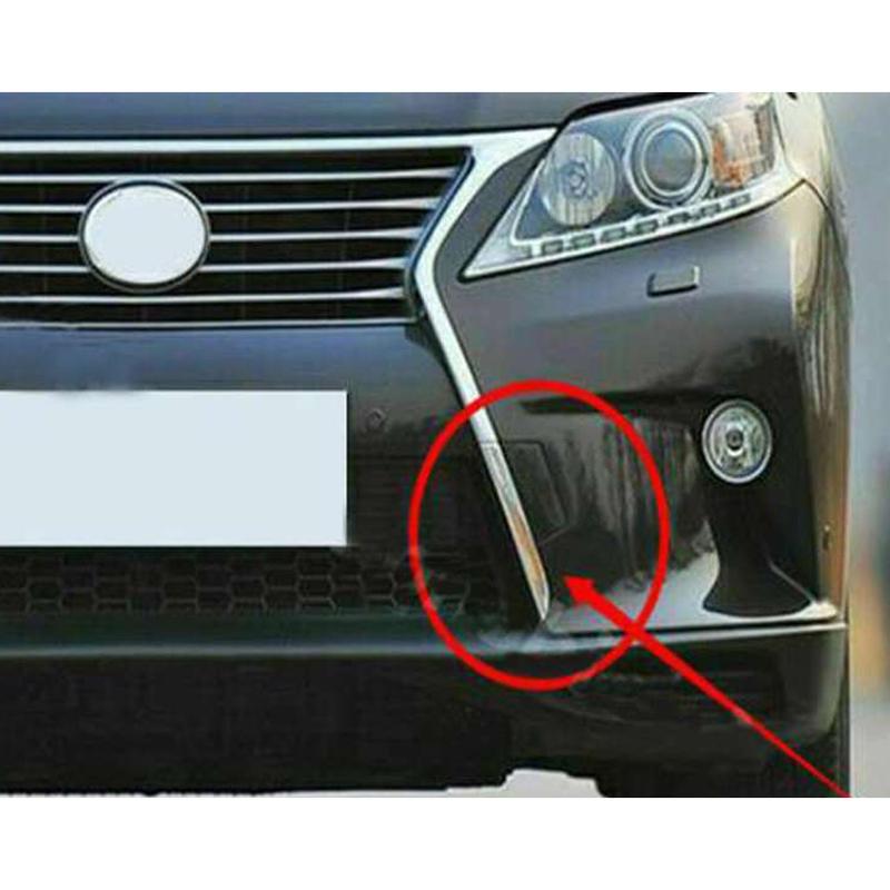 Car Exterior Front Left Bumper Tow Hook Cap Cover Chrome Painting ABS Fit For Lexus RX350 RX450h F-SPORT 2015 2014 2013